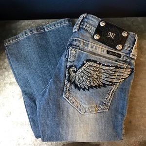 miss me jeans with angel wings